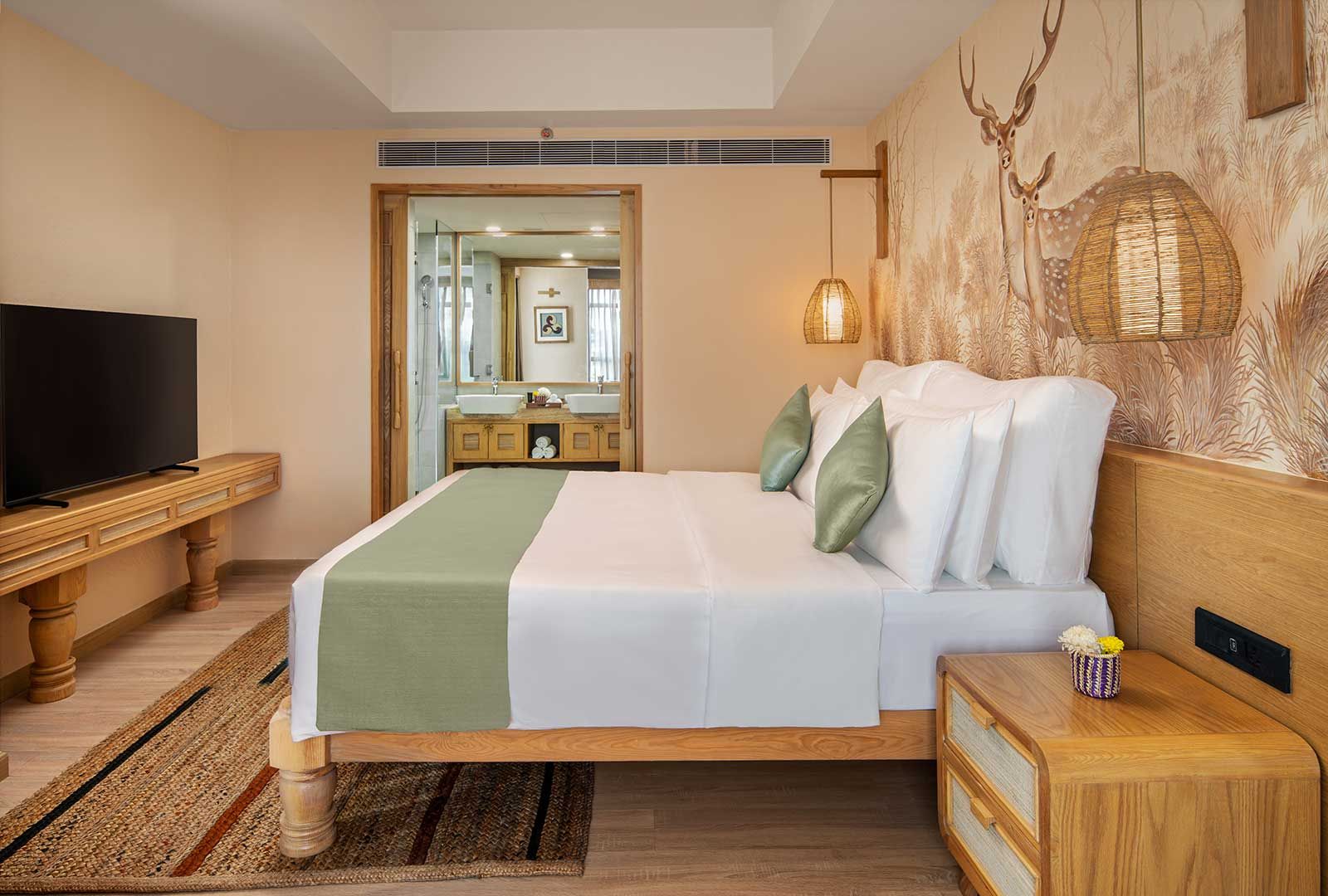 Terai Themed suite room at Varnabas Musuem Hotel
